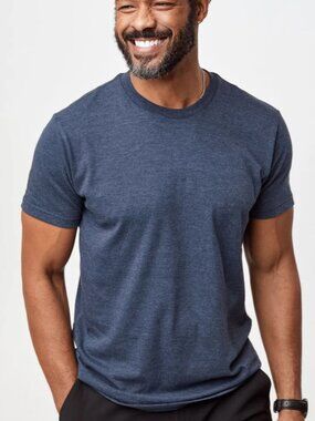 New Fresh Clean Tees Shirt Club Crew Neck T-Shirt Navy 2XL/XL Short Sleeve